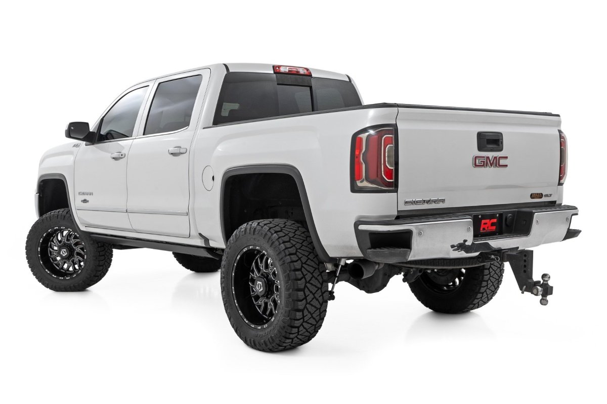 GMC Sierra 3500HD Power Running Boards - Rough Country - HT-Series, Automatic Retractable